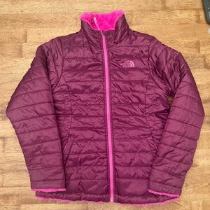 The North Face Reversible Mossbud Swirl Jacket - Girl size Large (14/16)